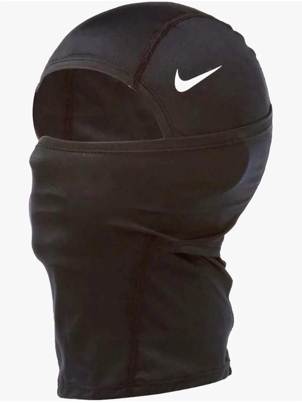 Nike Black Balaclava Face Mask with White Swoosh